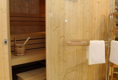 Sauna im Wellnessbereich